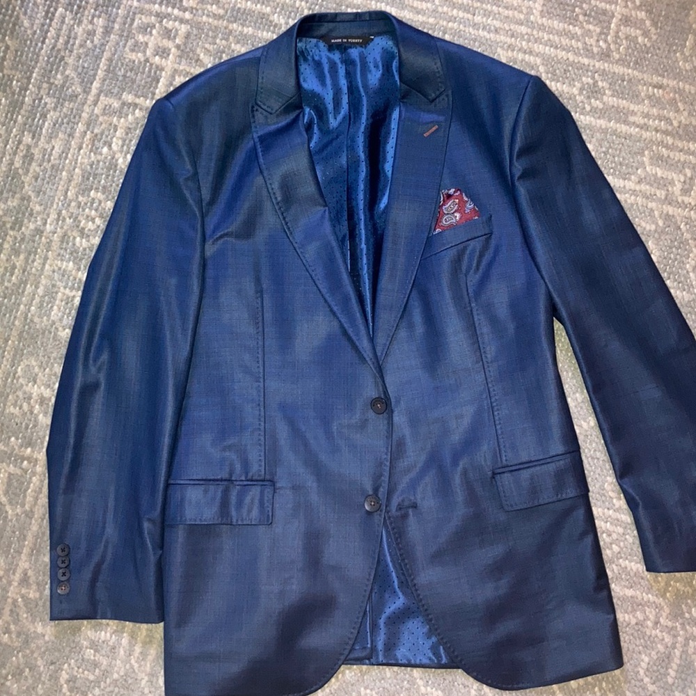 NWOT 3 piece blue suit